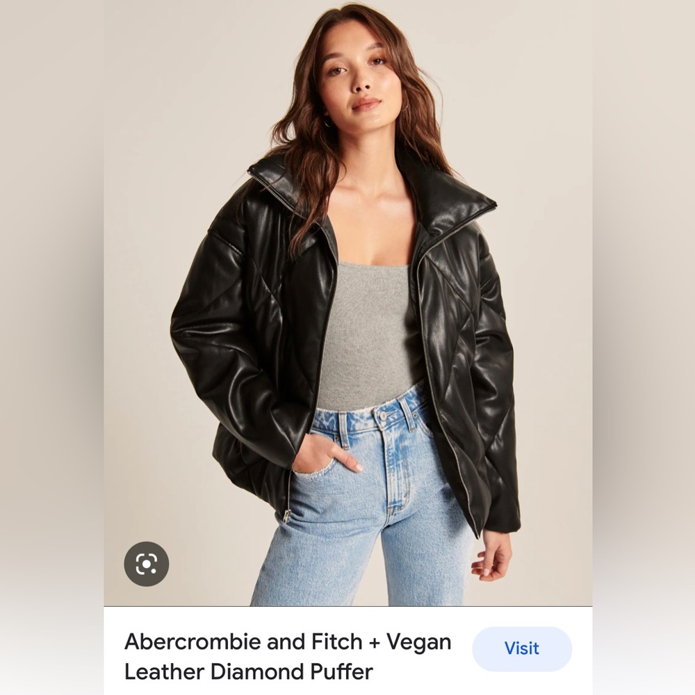 Black Abercrombie Puffer